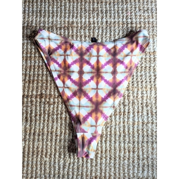 Urban Outfitters Out from Under High Cut Bikini Bottom Tie Dye Size Large - Picture 4 of 4